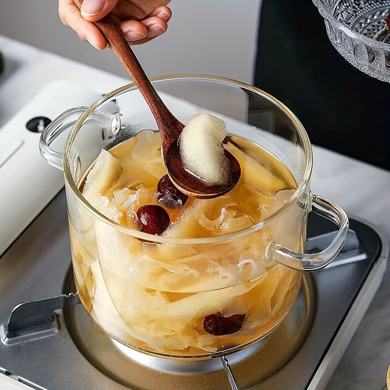 Multi-functional glass cookware set designed specifically for red wine lovers, featuring a pot, steamer, and cups. Compatible with both induction and electric stoves, this set is perfect for making soups and stews.