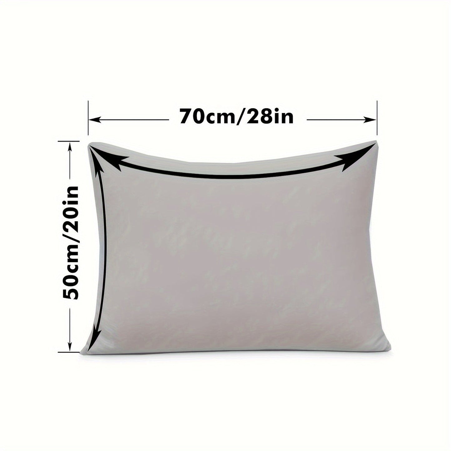 Water-resistant Grey Universal Pillow Protector Cover made from durable, stain-resistant 100% polyester fabric. Machine washable and suitable for home, hotel, or dorm use. Weighing 105gsm.