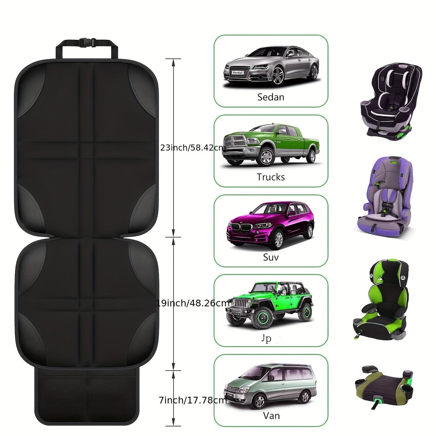 Durable Car Seat Cover for Ultimate Protection, Made of Breathable Flax PU Leather and Fabric, Non-Slip Design with Convenient Mesh Pockets, Waterproof Seat Protectors for All Vehicles, Front Chair Cushion for Added Comfort and Style, Essential Car