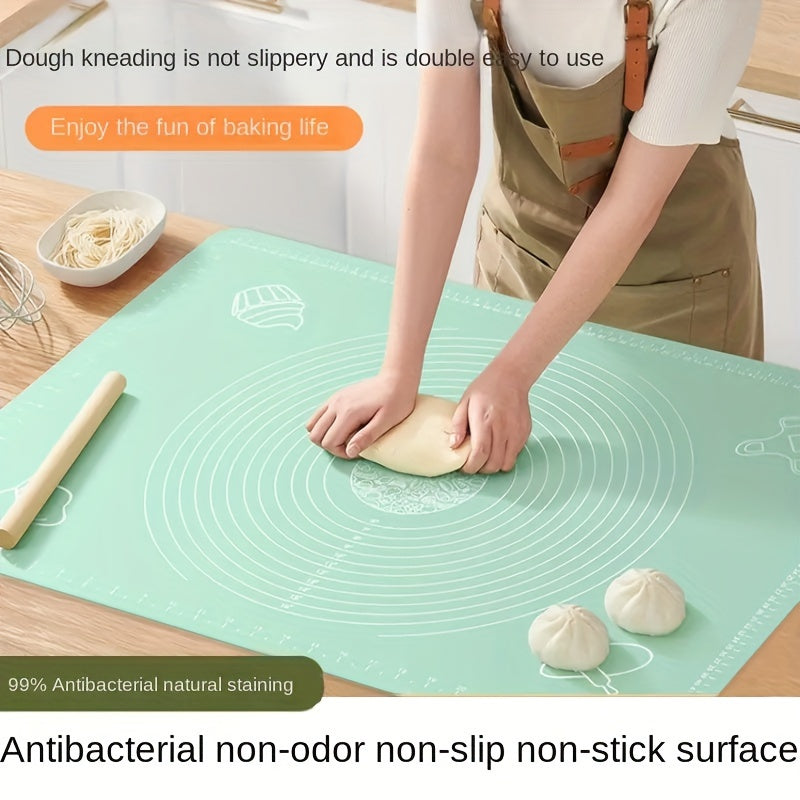 Silicone Pastry Mat - Non-Stick Baking Mat for Bread, Candy, Cookies and More! Kitchen Tools and Accessories for Home Baking.