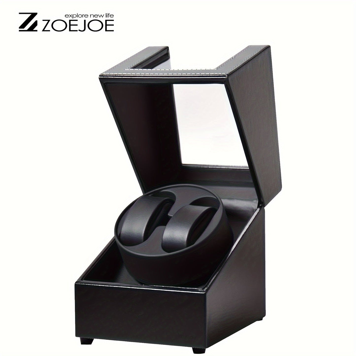 Ideal choice for gifts, this black PU/carbon fiber watch winder box is suitable for both men's and women's automatic watches. The single/double design ensures an organized storage and elegant display of your timepieces.