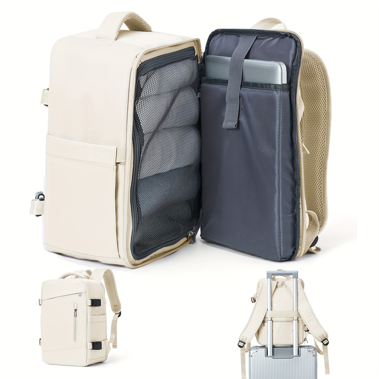 Large capacity backpack suitable for various purposes such as hiking, camping, casual use, travel, and carrying laptops, available for both men and women.