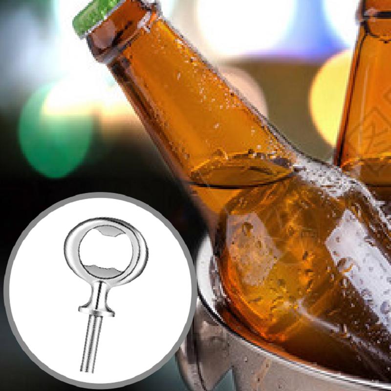 15 stainless steel bottle openers with one golden beer bottle opener included in the DIY kit.