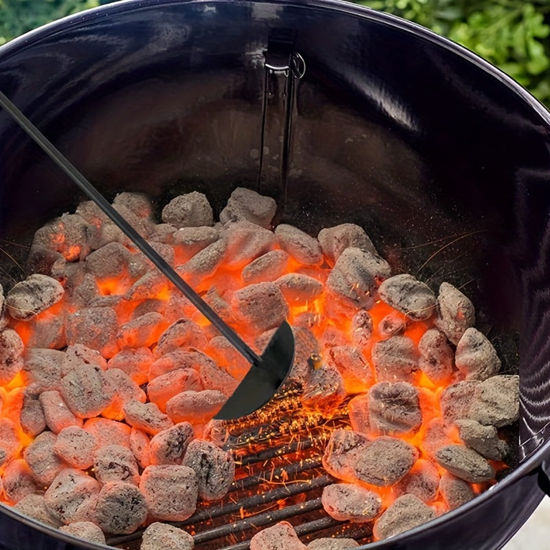 BBQ tools and accessories include a hook ash shovel, hook ash scraper, and an iron pull ash shovel.