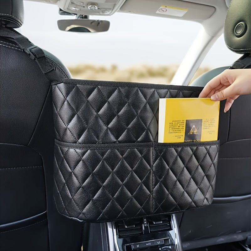 Organize your car in style with our roomy back seat storage solution, featuring multiple compartments. Ideal for family cars, travel, and everyday use.