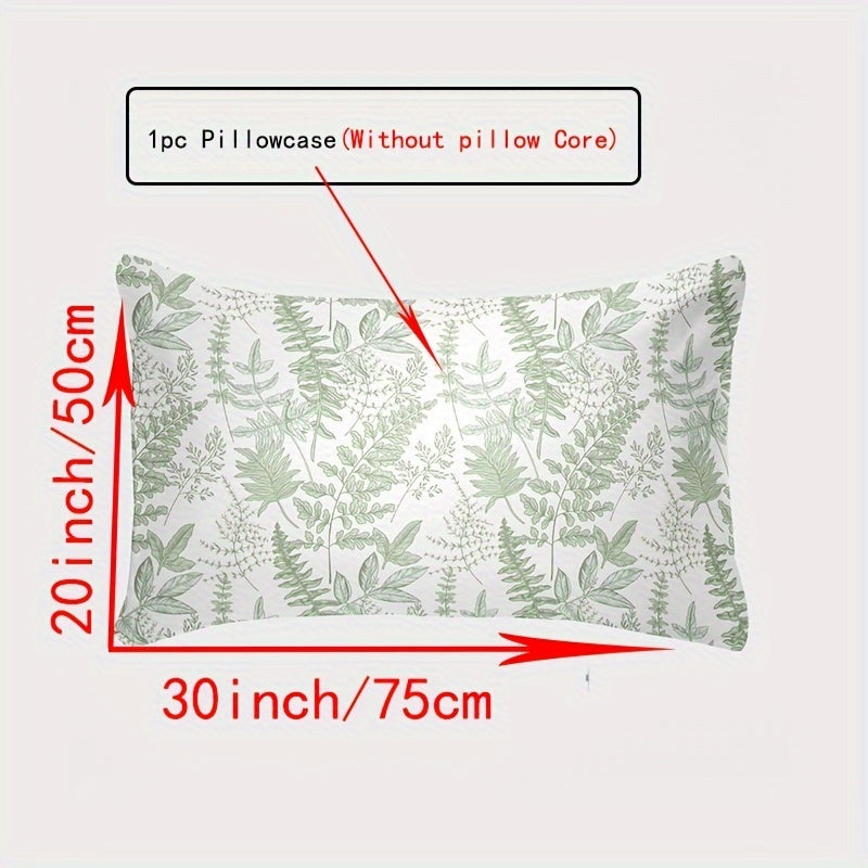 Soft envelope closure pillowcase made of 100% cotton, without core. Features flower and plaid patterns on breathable fabric with a thread count of 144TC. Ideal for main bedroom, guest room, or dorms. Perfect gift idea.