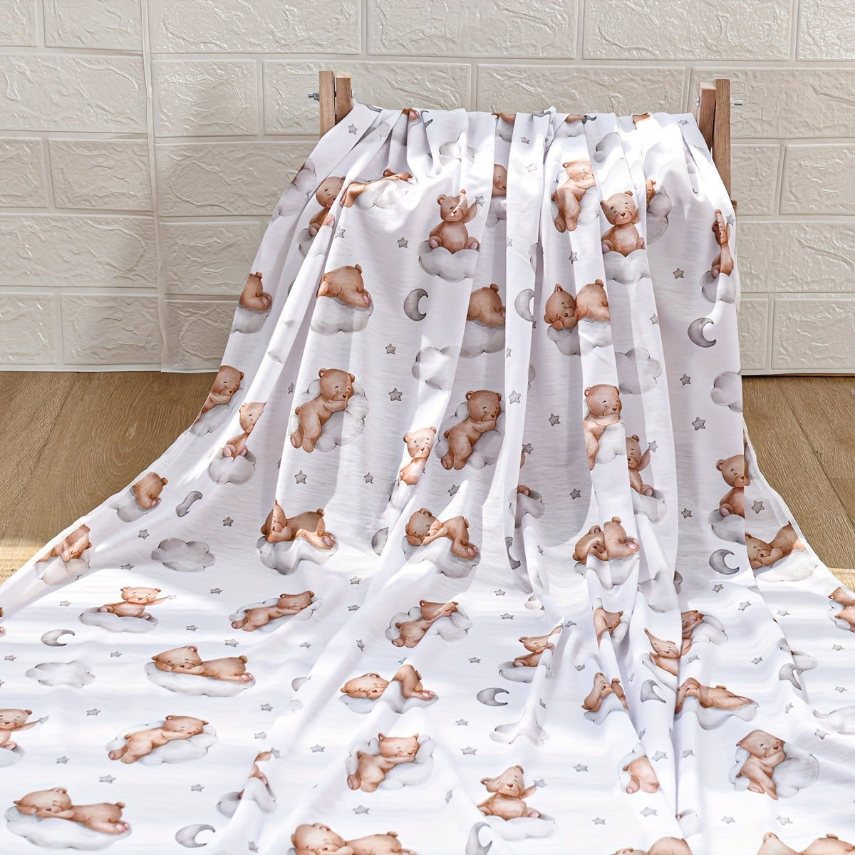 Adorable Cartoon Blanket, Polyester Quilt Bath Towel - Perfect for Home and Travel