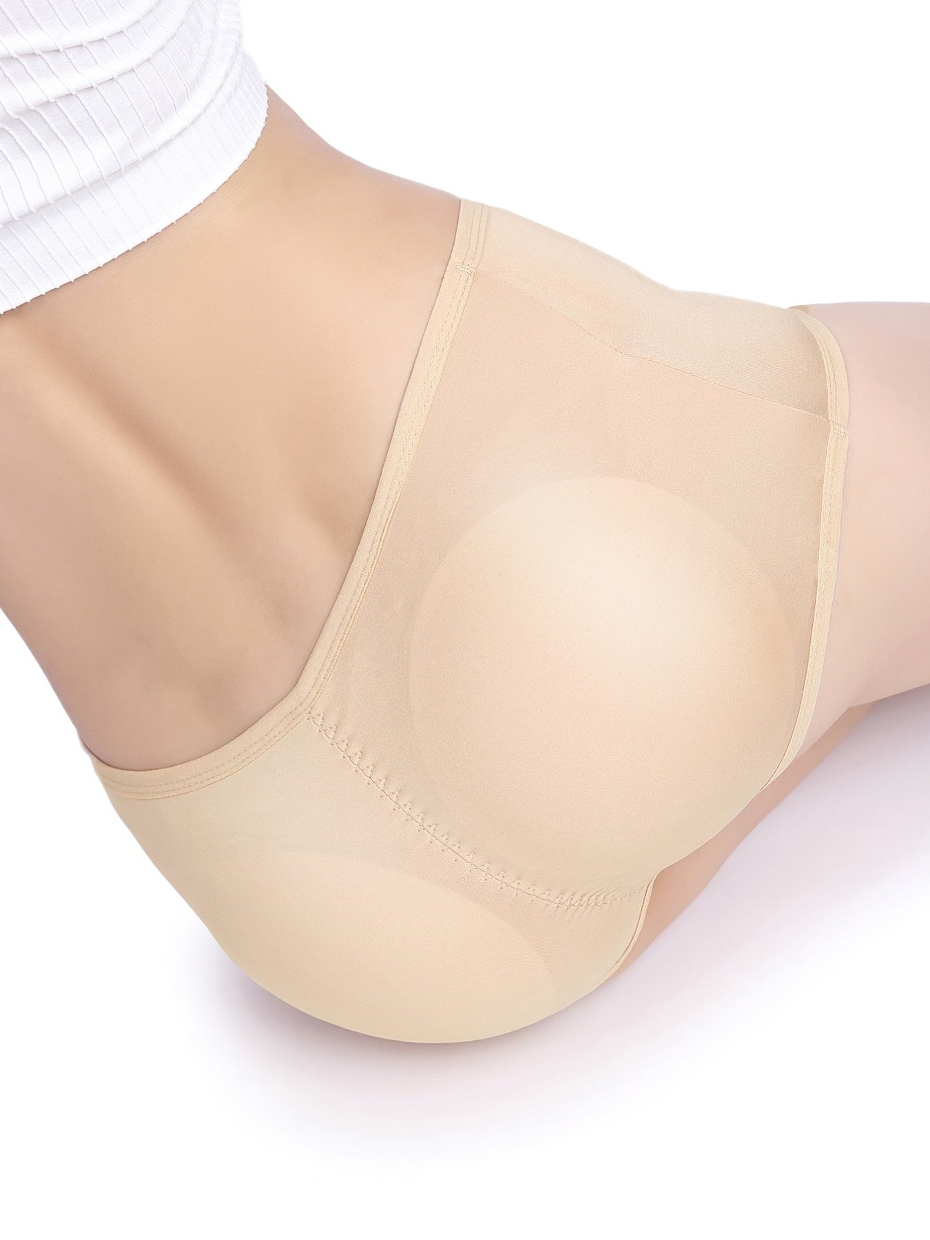 Padded boyshort panties for women enhance and lift the butt, providing comfort and high coverage.