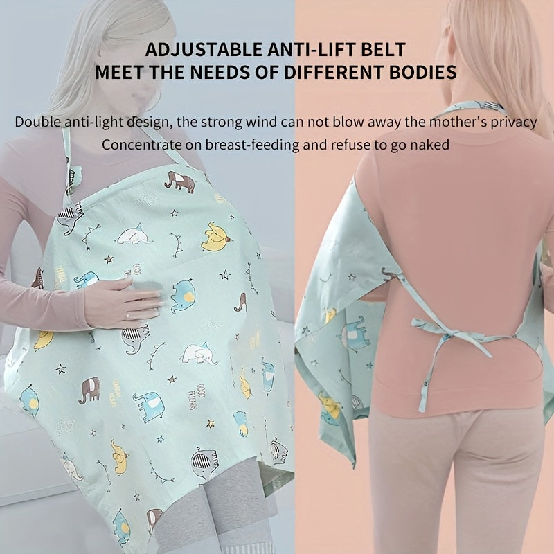 Lightweight Sun Protection Cape - Versatile Outdoor Nursing Cover for Kids and Youngsters, with Breathable Fabric