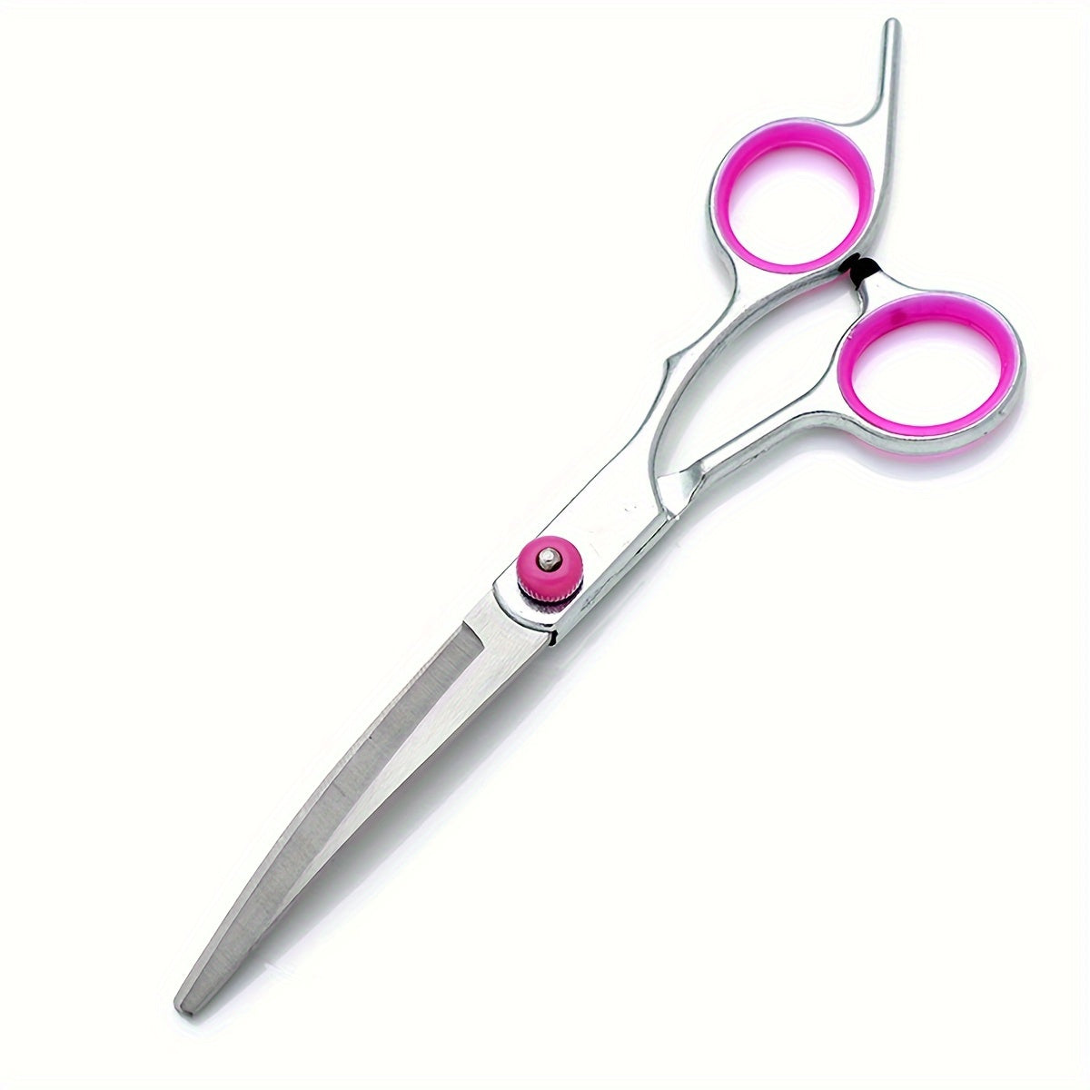 Professional pet grooming scissors for hair trimming and cutting.