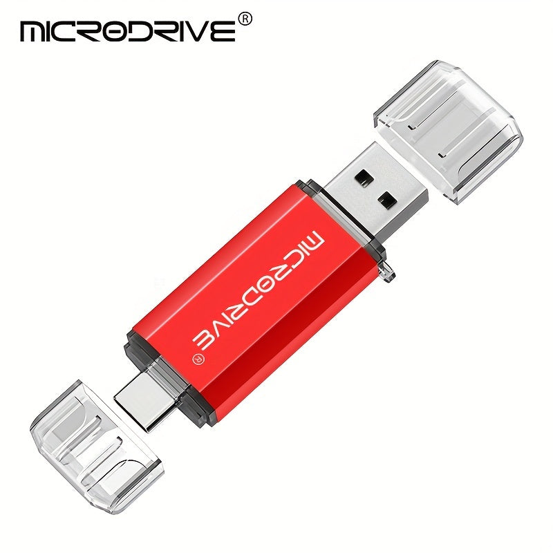 High-speed USB Type-C Microdrive available in 32GB, 64GB, and 128GB sizes.