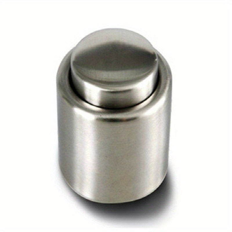 Stainless Steel Vacuum Stopper for Champagne, Juice, and Beverages - Ideal for Home, Restaurant, and Club.