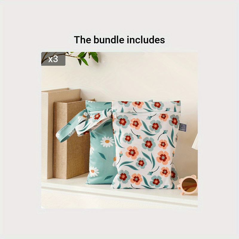 Get 2 adorable Waterproof Diaper Bags with Cute Cartoon Prints, perfect for on-the-go use. An ideal gift for Christmas, Halloween, Thanksgiving, New Year's, or Valentine's Day.