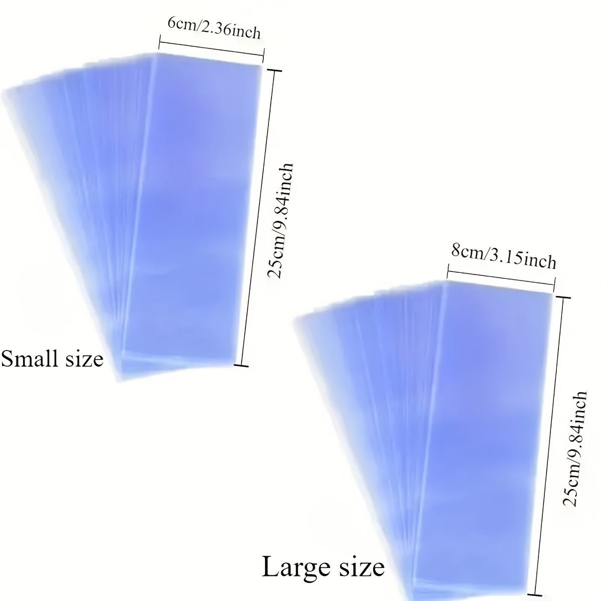 30/60pcs PVC Transparent Shrink Film for Remote Controls, Collectibles, Jewelry, etc. Dustproof and Waterproof.