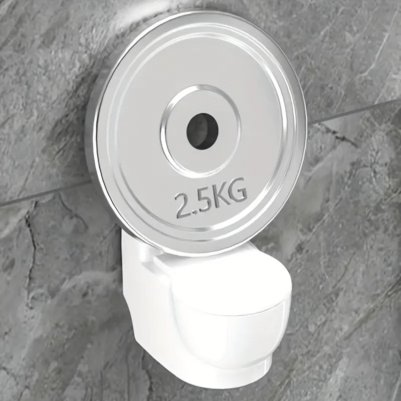 Stylish metal and plastic wall-mounted toilet with lid, rectangular design, for homes and high-end settings, no electricity needed.