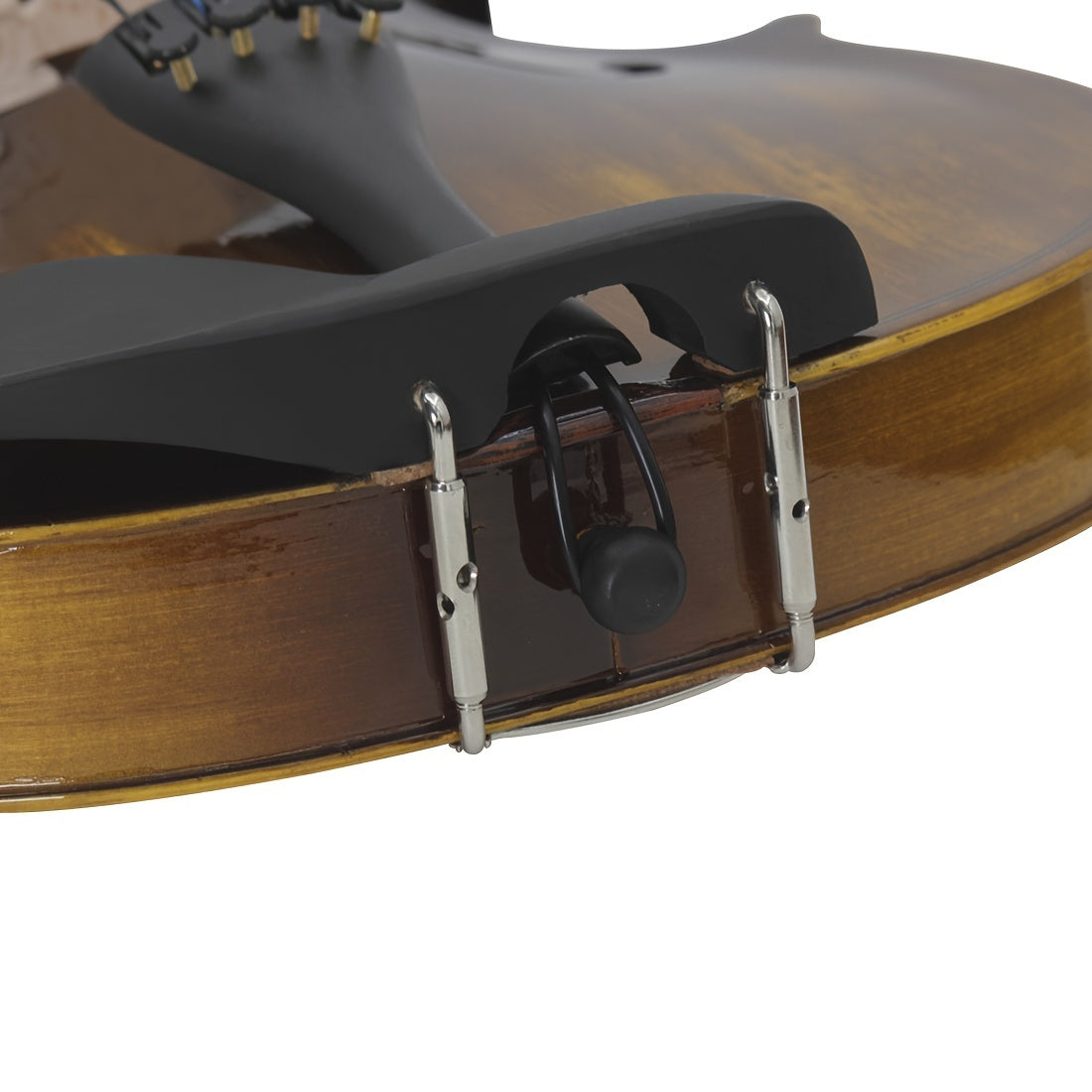 IRIN AV-207 Glossy Violin with Basswood Chin Rest, Precision Pegs, Clear Layers - Deep Brown Finish, Lightweight & Durable Design for Enhanced Sound Quality, Includes Accessories