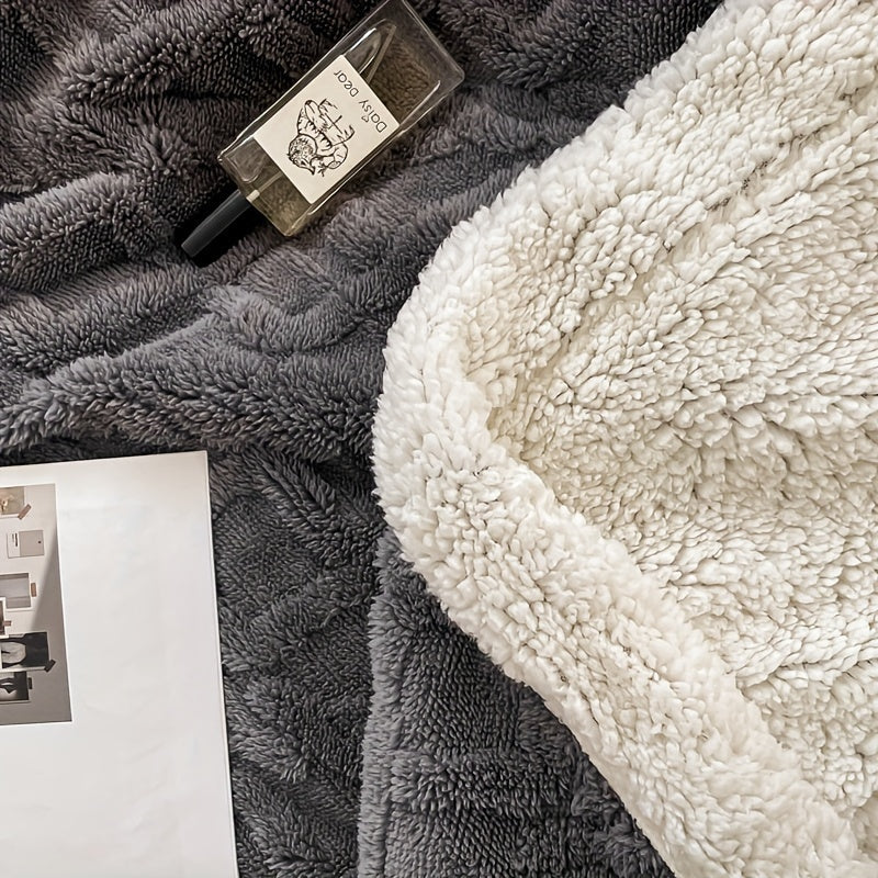 Soft and cozy thick blanket made of tuff velvet, perfect for bed, sofa, and home. This would also make a great gift for someone who loves to travel or enjoys being comfortable. Versatile enough to use in all seasons, this blanket is the ideal Christmas