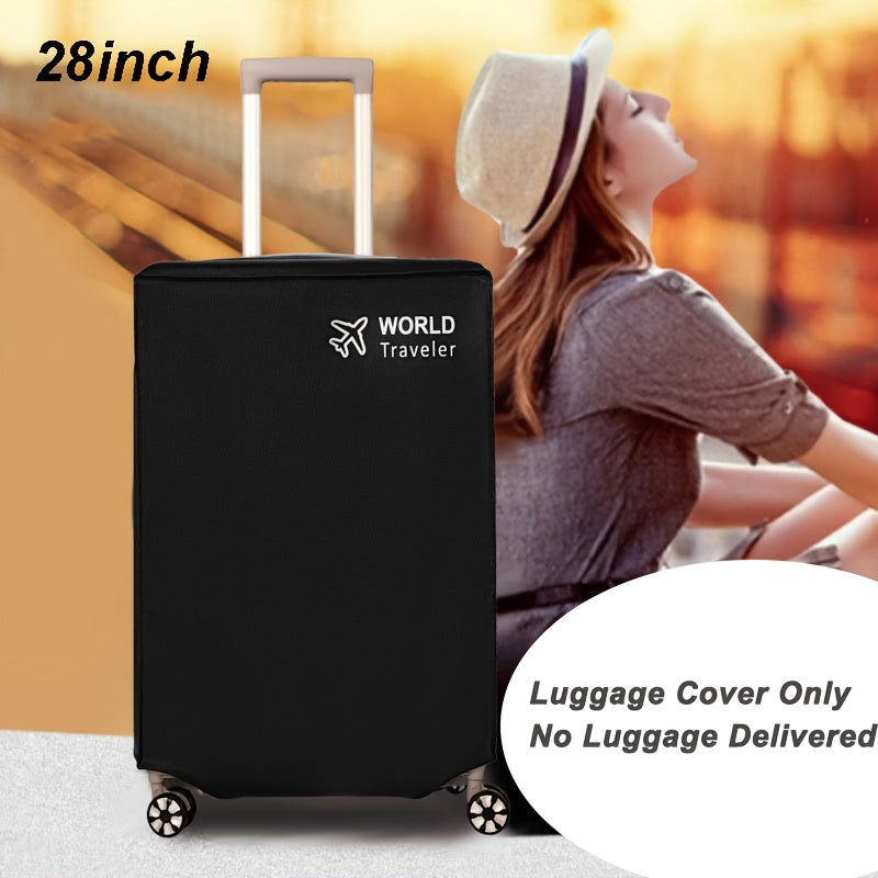 World Traveler Luggage Protector Cover - Protects Against Scratches, Dust, and Water - Durable Fabric Suitcase Case for Air Travel