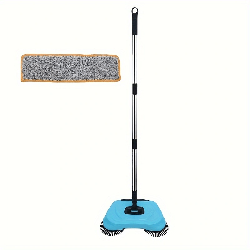 Get rid of pet hair, dust, and debris on hardwood and tile floors with our 3-in-1 Multifunctional Manual Push Sweeper, Vacuum, and Mop. Includes 1/2/5/10 Mop Pads, Cleaning Supplies, and Tools for an easy clean. Perfect for keeping your bedroom spotless.