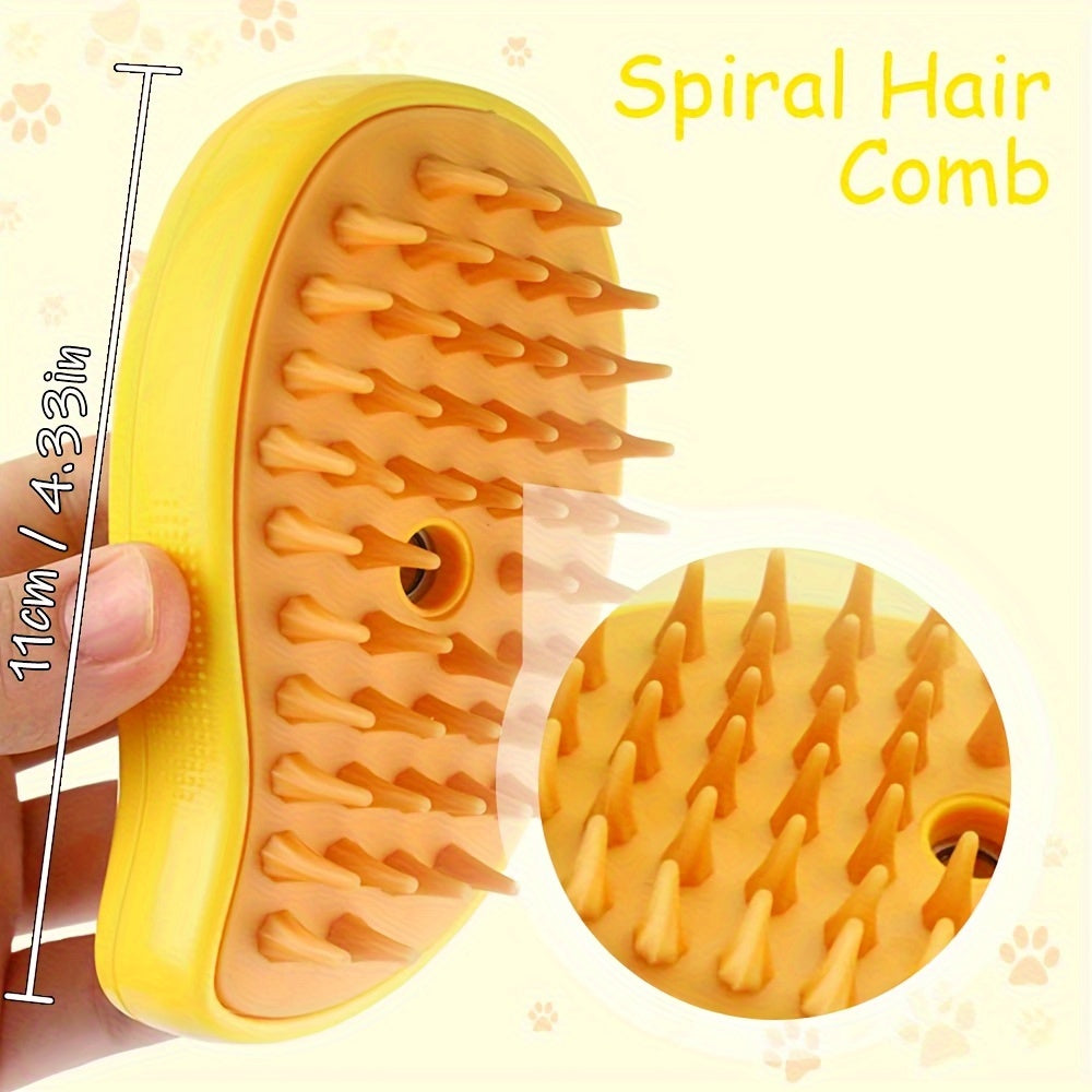 Pet care grooming brushes with floating hair removal and massage combs for cats, charging cat comb.