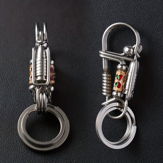 Unique Handcrafted Stainless Steel Keychain