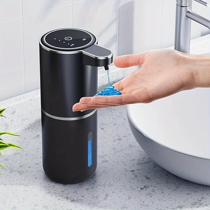 380ml wall-mounted automatic sensor liquid dispenser for hand soap with rechargeable feature.