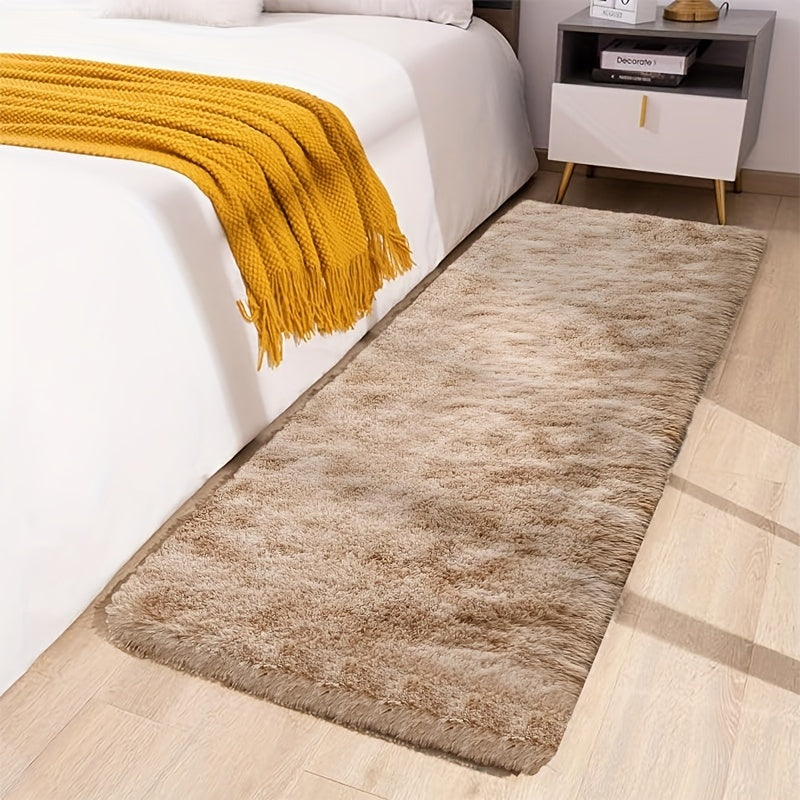 1 piece of Tie-dye Area Rug, a Dry Cleaning Floor Mat, Fluffy Indoor Decorative Carpet, Lovely and Warm Rug, perfect for Bedroom and Living Room as well as a Leisure Area Bedside Accessory.