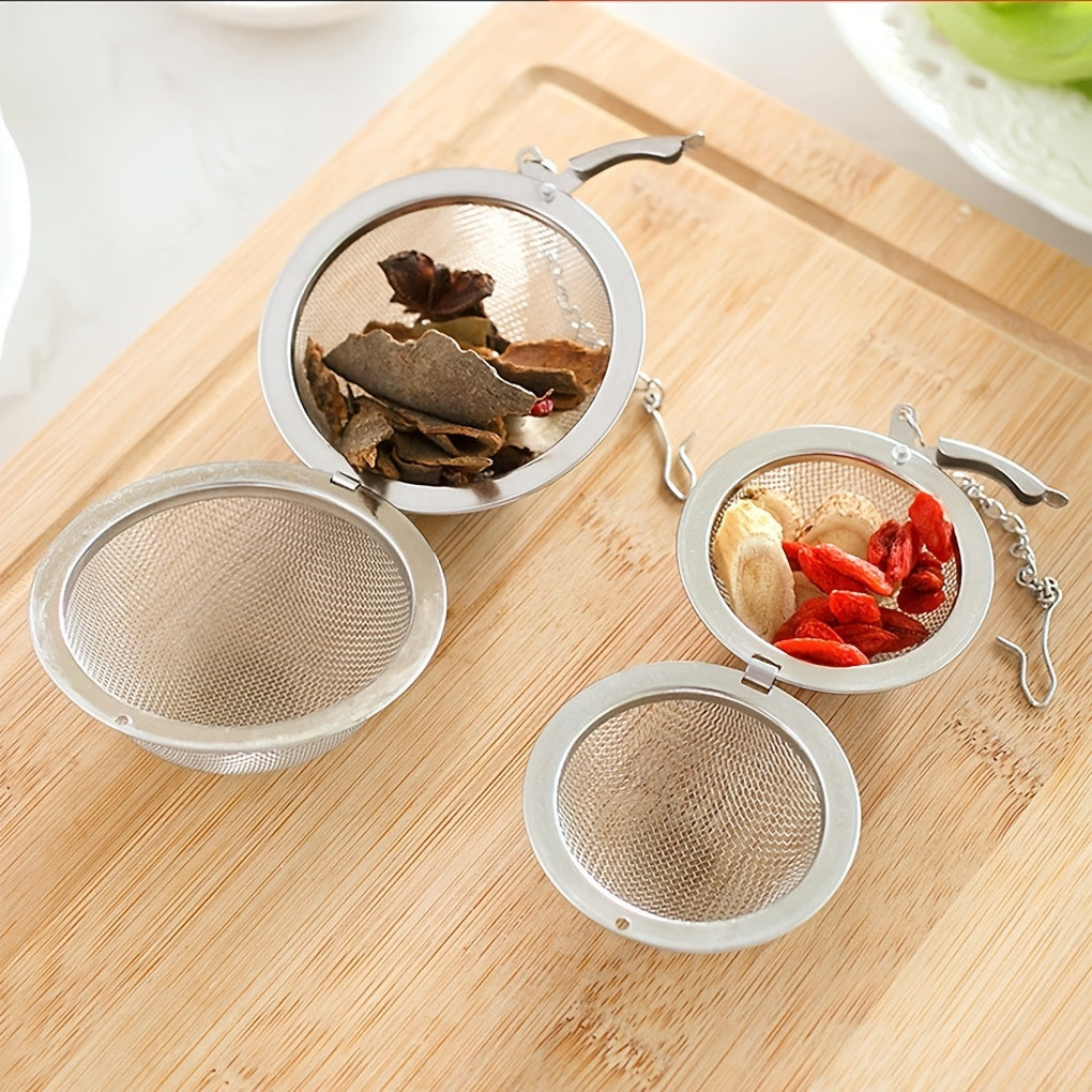 Enjoy the perfect cup of tea at home with our premium 304 stainless steel tea ball pack