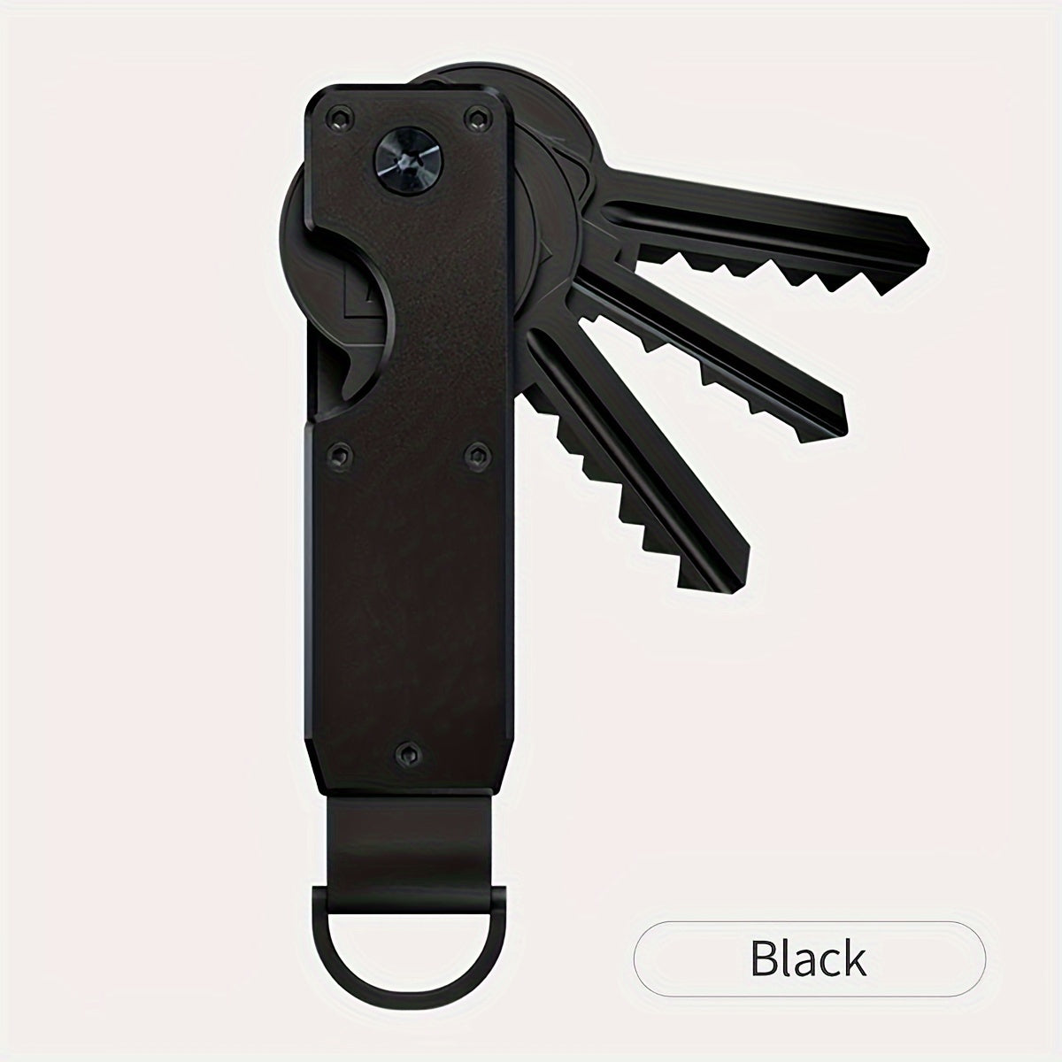 Forever Miyin Sleek Aluminum Key Organizer is a compact and lightweight key holder with a secure twist lock. It is scratch-resistant and makes an ideal gift for both men and women.