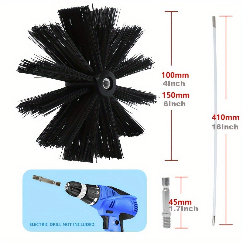 Cleaning your dryer vent just got easier with our versatile brush kit. Choose from 8 or 11 pieces, each including flexible rods and a soft drill attachment. Our expandable lint remover features a plastic handle and extends up to 243.84-365.76 cm, making