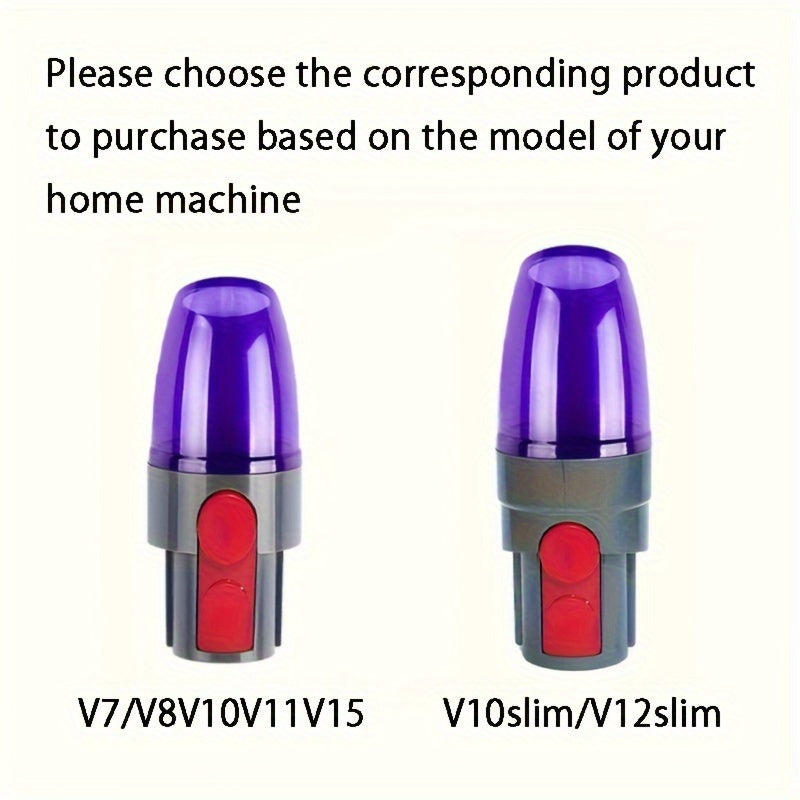 1 unit of Pump Vacuum Suction Head, designed for use with compression bags and compatible with Dyson V7, V8, V10, V11, V15, V10 Slim, and V12 Slim Vac cordless cleaners.