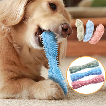 Durable chew stick for dogs, promotes dental health and massages teeth