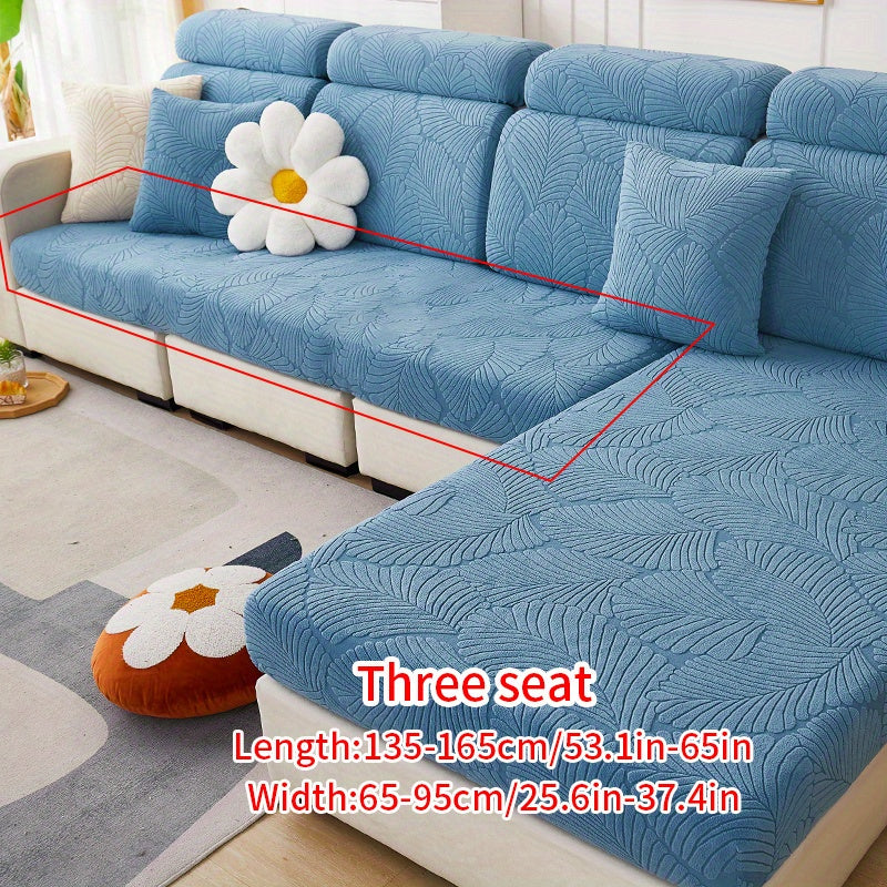 Non-slip elastic sofa slipcover protects furniture year-round in any room.