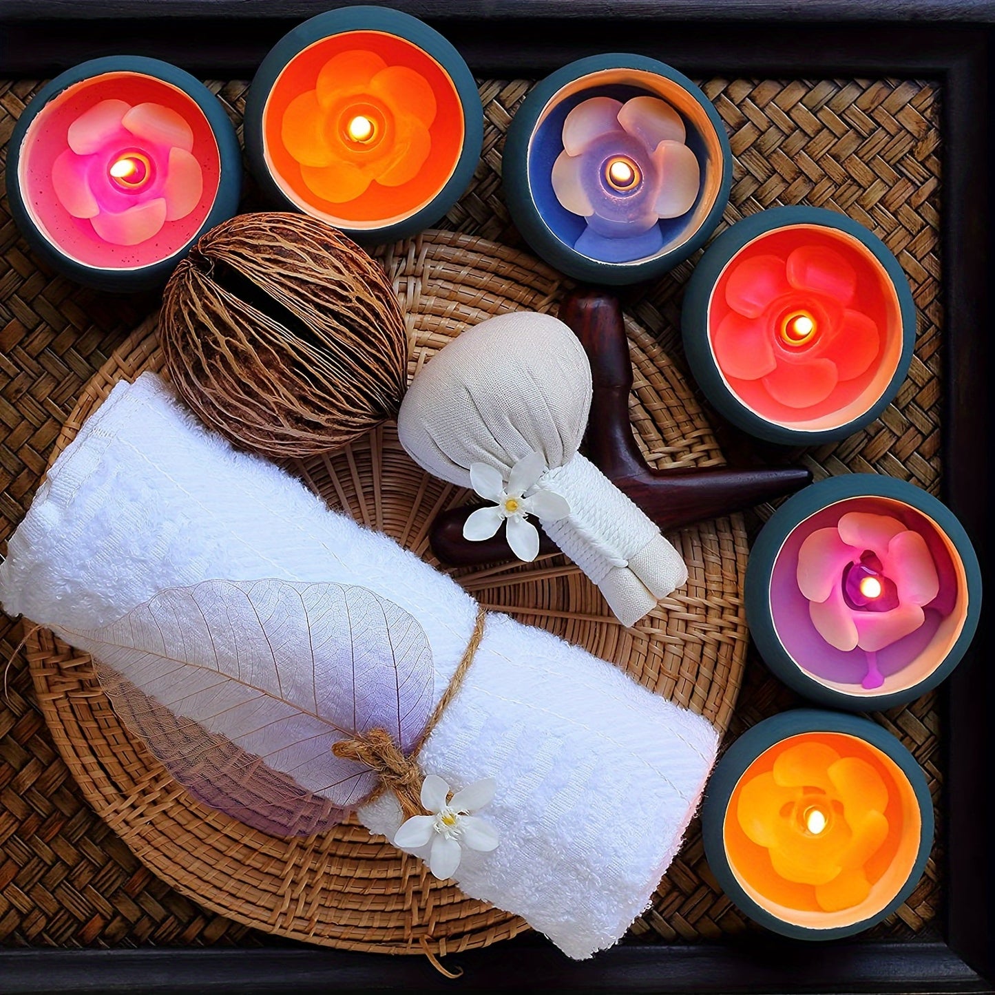 60.96 meter roll of braided cotton wicks, with core spool and 100 metal sustainer tabs for DIY candle crafting.