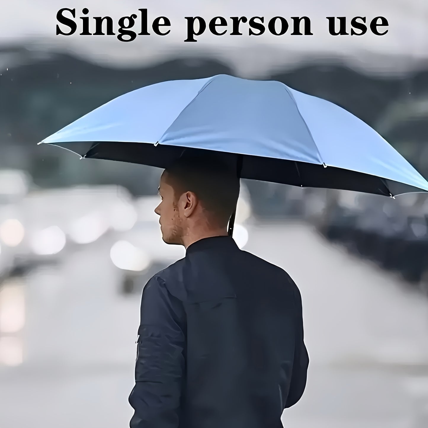 Unisex 6-bone Folding Parasols, Lightweight and Durable