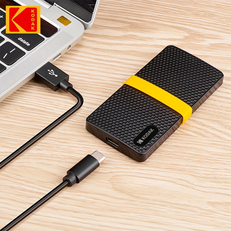 KODAK X200 External SSD Hard Drive 1TB USB3.1 Portable SSD for Laptops, Smartphone, PS4, PC, TV