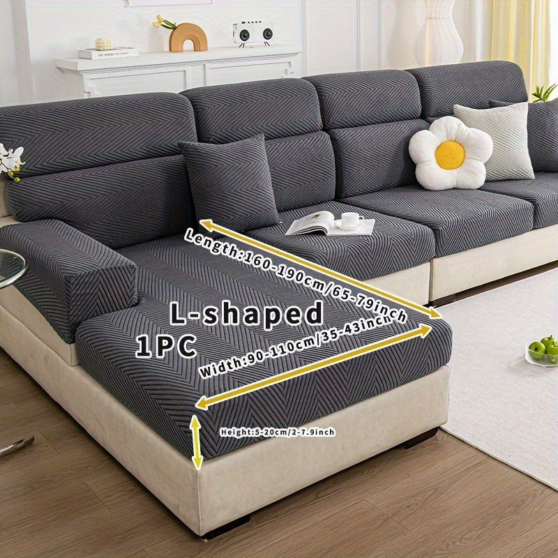 Nordic Elastic Sofa Cover for All Seasons, Pet Scratch Protection.