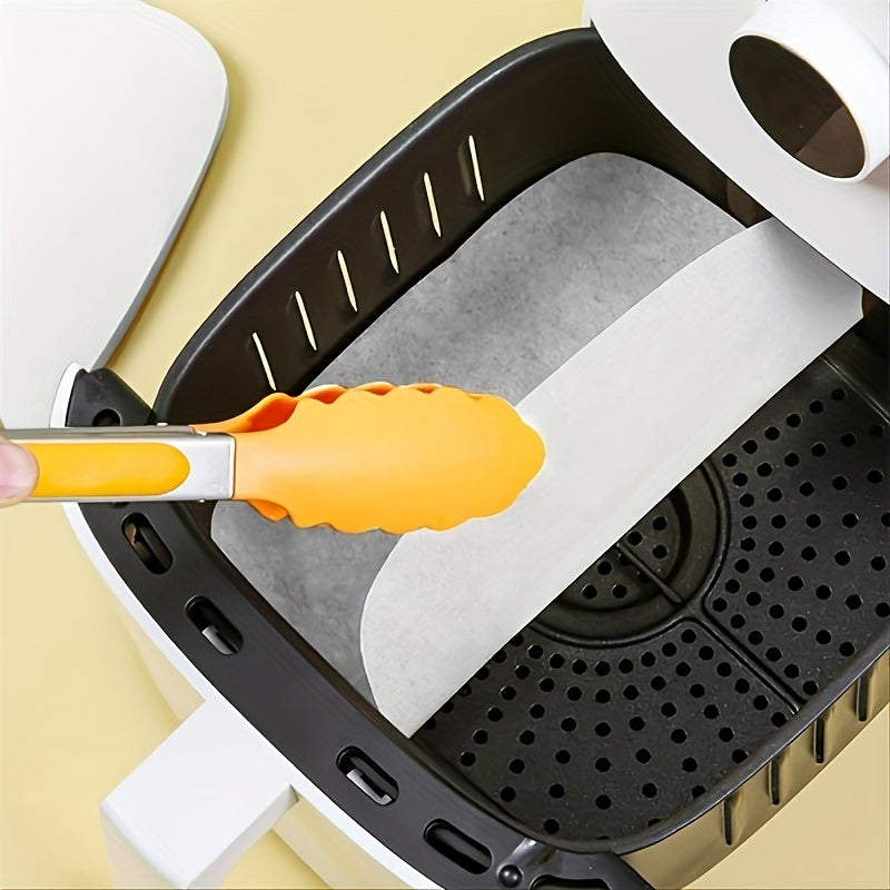 50 pieces of high-quality air fryer liners for healthier cooking and baking. These non-stick, oil-absorbing papers are perfect for use at home with air fryers, ovens, and more.