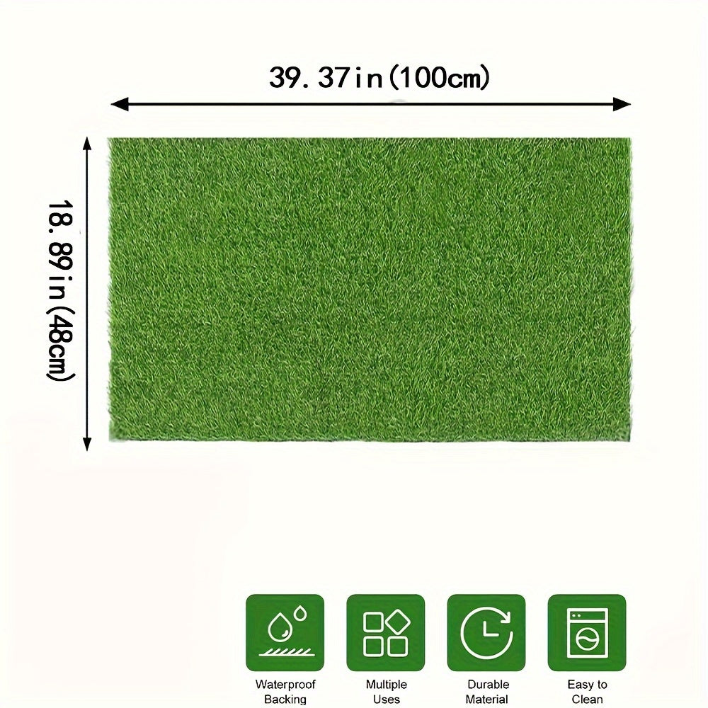 Top-Quality Artificial Turf Mat for Indoor and Outdoor Applications: Ideal for Decks, Porches, Entrances, Pet Areas, and Grocery Store Display Pads