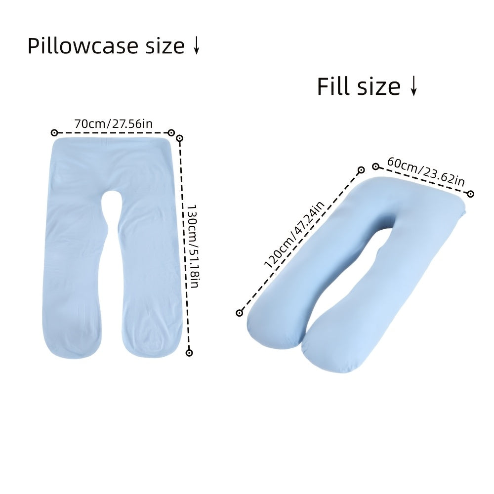 This versatile U-shaped maternity pillow is designed specifically for pregnant women, providing multifunctional waist support and comfortable side sleeping. The detachable cotton cover makes it easy to keep clean. This makes an ideal holiday gift