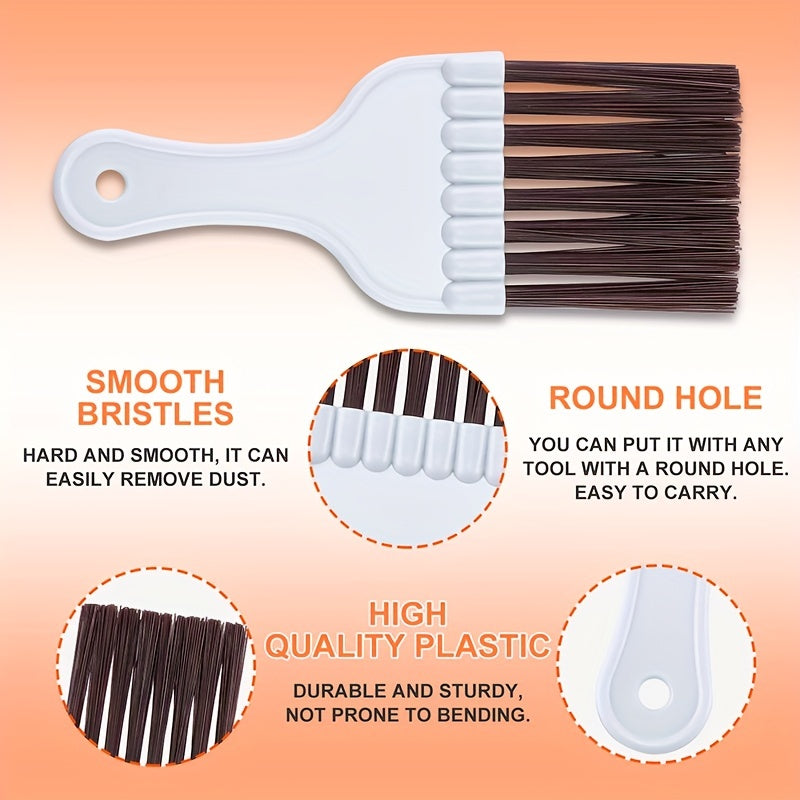 Stainless Steel Radiator Cleaning Brush Set - Durable HVAC Maintenance Tool Kit for Improving AC Efficiency with 2 Piece Air Conditioner Condenser Fin Combs