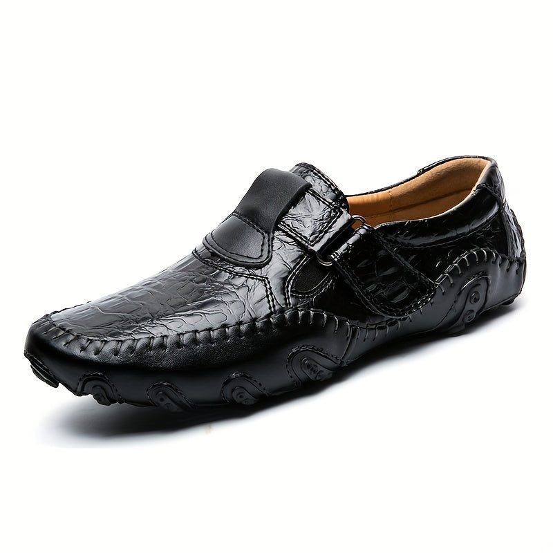 Stylish Plus Size Men's Loafers - Non Slip Casual Shoes for Outdoor Activities