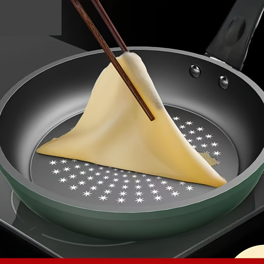 Non-Stick Skillet, 9.5-Inch Cast Iron Fry Pan with Mirror Satin Finish, Dishwasher Safe and Compatible with Smooth Surface Non-Induction Stovetops. Featuring a Thick Base Cast Iron Handle in a Green Color, Perfect for Cooking Eggs, Steak, and Pancakes.