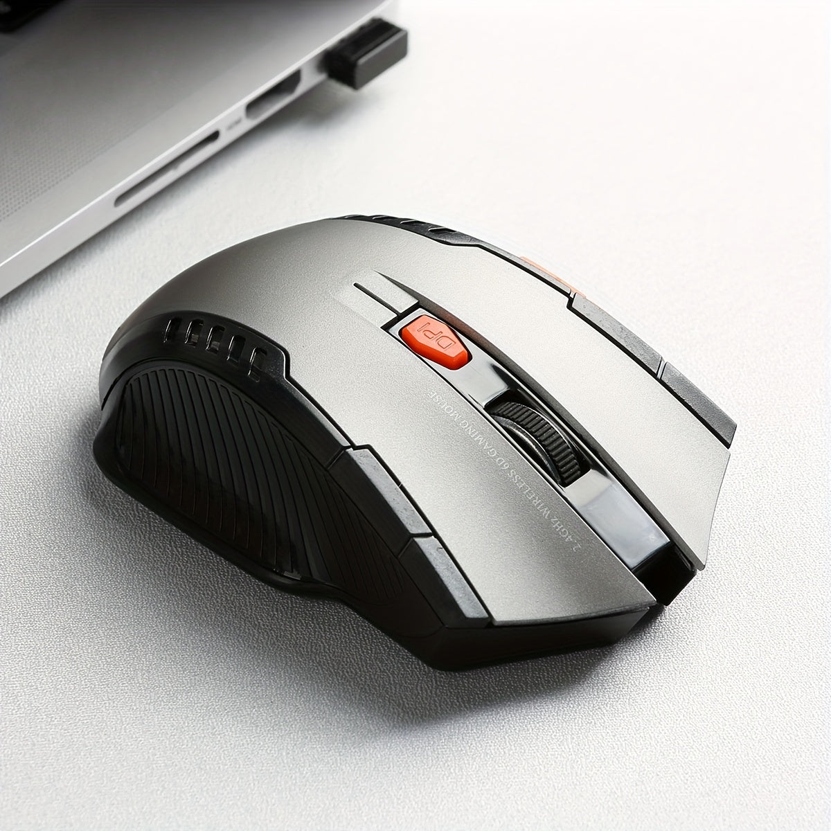 BalanceFit Ergonomic Wireless Mouse, High-Speed DPI Adjustable Gaming Mouse, Battery-Powered, for Laptop and PC, Non-Wireless.