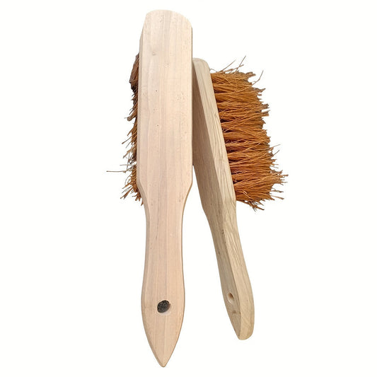 Palm Brush, Bristle Brush for Fireplace, Coconut Palm Brush