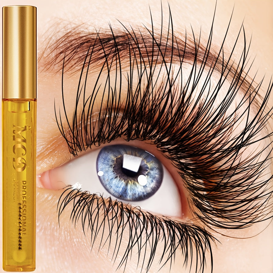 Gentle eyelash serum nourishes and moisturizes without causing irritation or harm to eyes. Suitable for mascara and eye makeup.