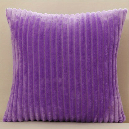 New Year/Christmas Decorative Corduroy Pillow Cover, 17x17 Inch, Perfect for Party/Home Decor