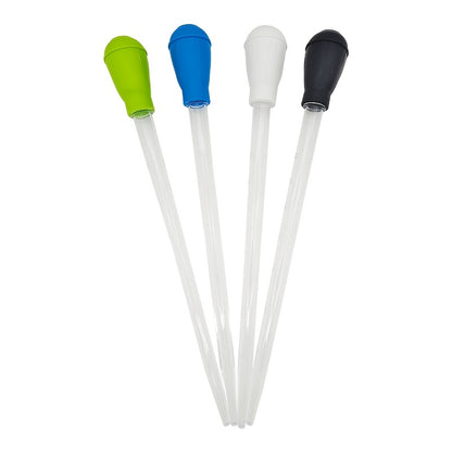 Aquarium siphon pipettes for simple cleaning available in various lengths and capacities.