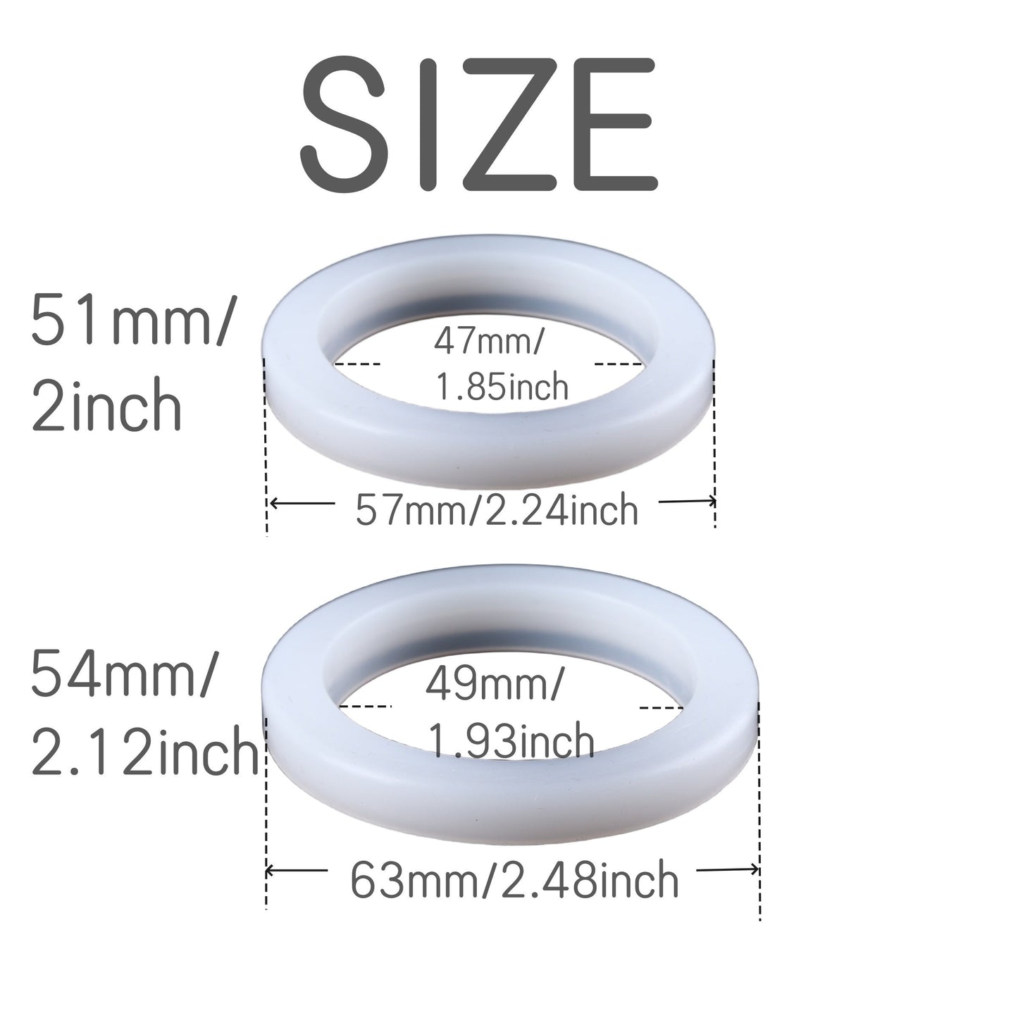 Silicone steam ring for espresso machine, fits 51mm group head. 
Compatible with Delonghi Dedica EC680/EC685/785/850/860, Smeg ECF01, and Breville/Sage 878/870/860/840/810/450/875/880. 
No electricity required.