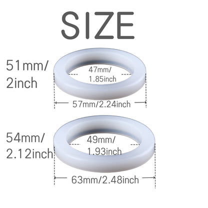 Silicone steam ring for espresso machine, fits 51mm group head. 
Compatible with Delonghi Dedica EC680/EC685/785/850/860, Smeg ECF01, and Breville/Sage 878/870/860/840/810/450/875/880. 
No electricity required.